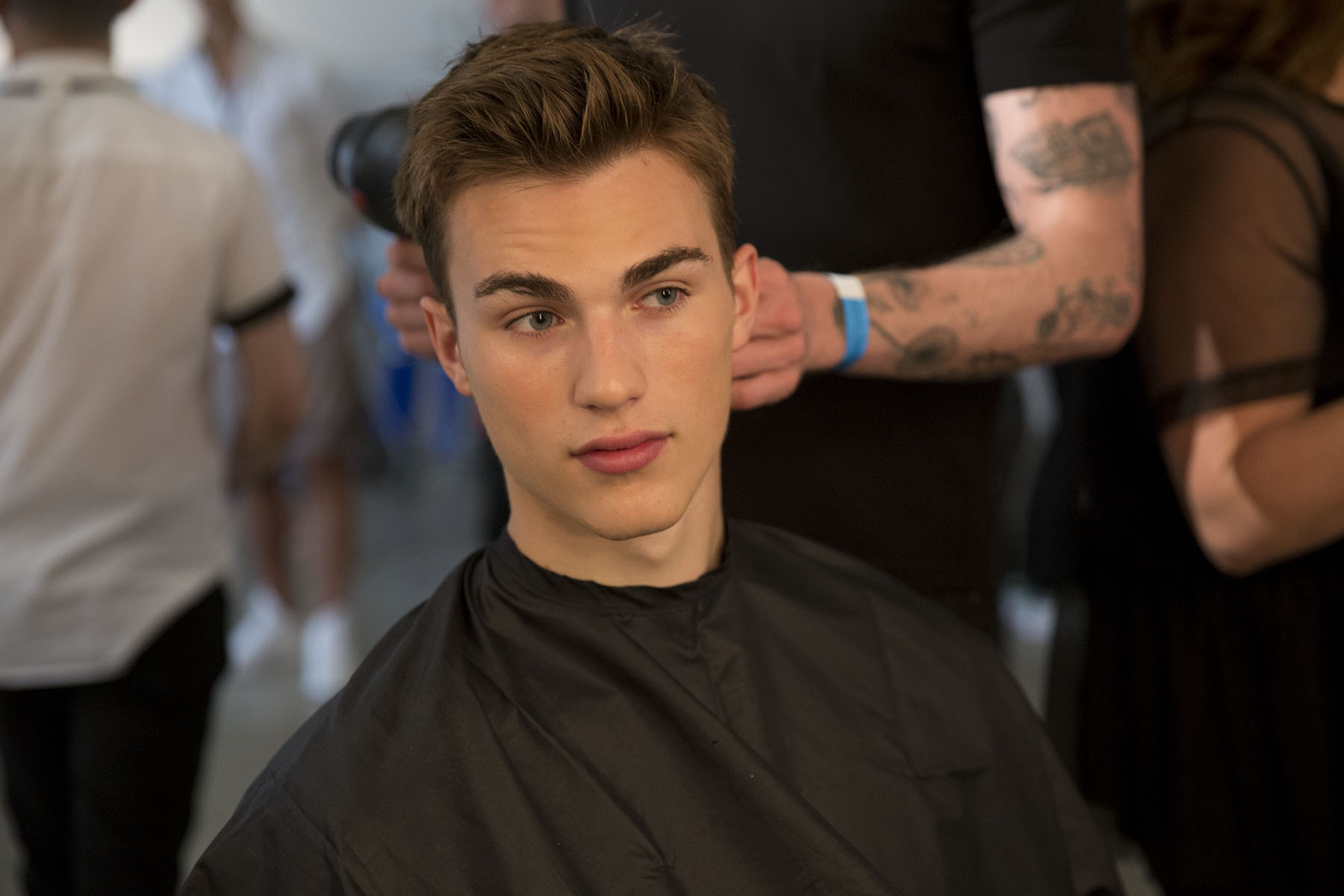 BACKSTAGE DANIEL HECHTER SPRING SUMMER 2018 NYMD