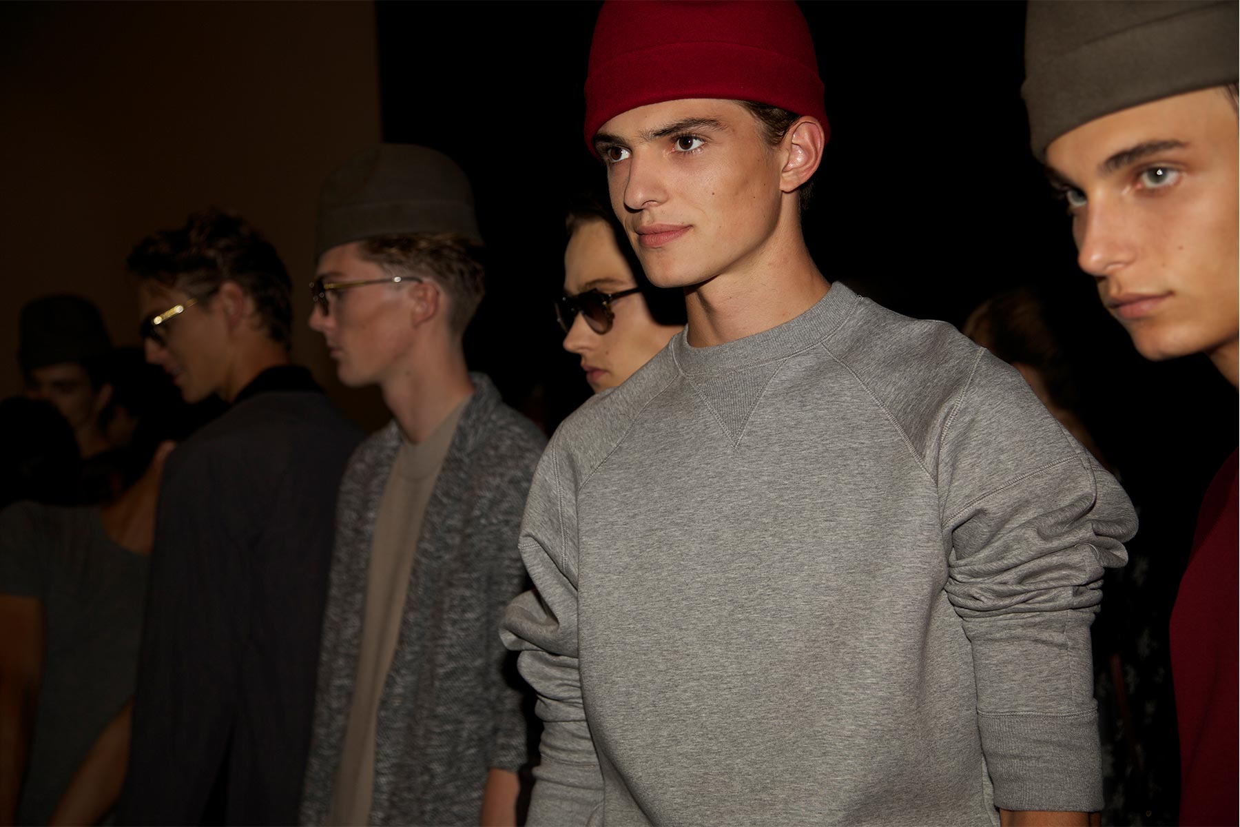Behind scenes at Robert Geller S/S 2015 runway show 