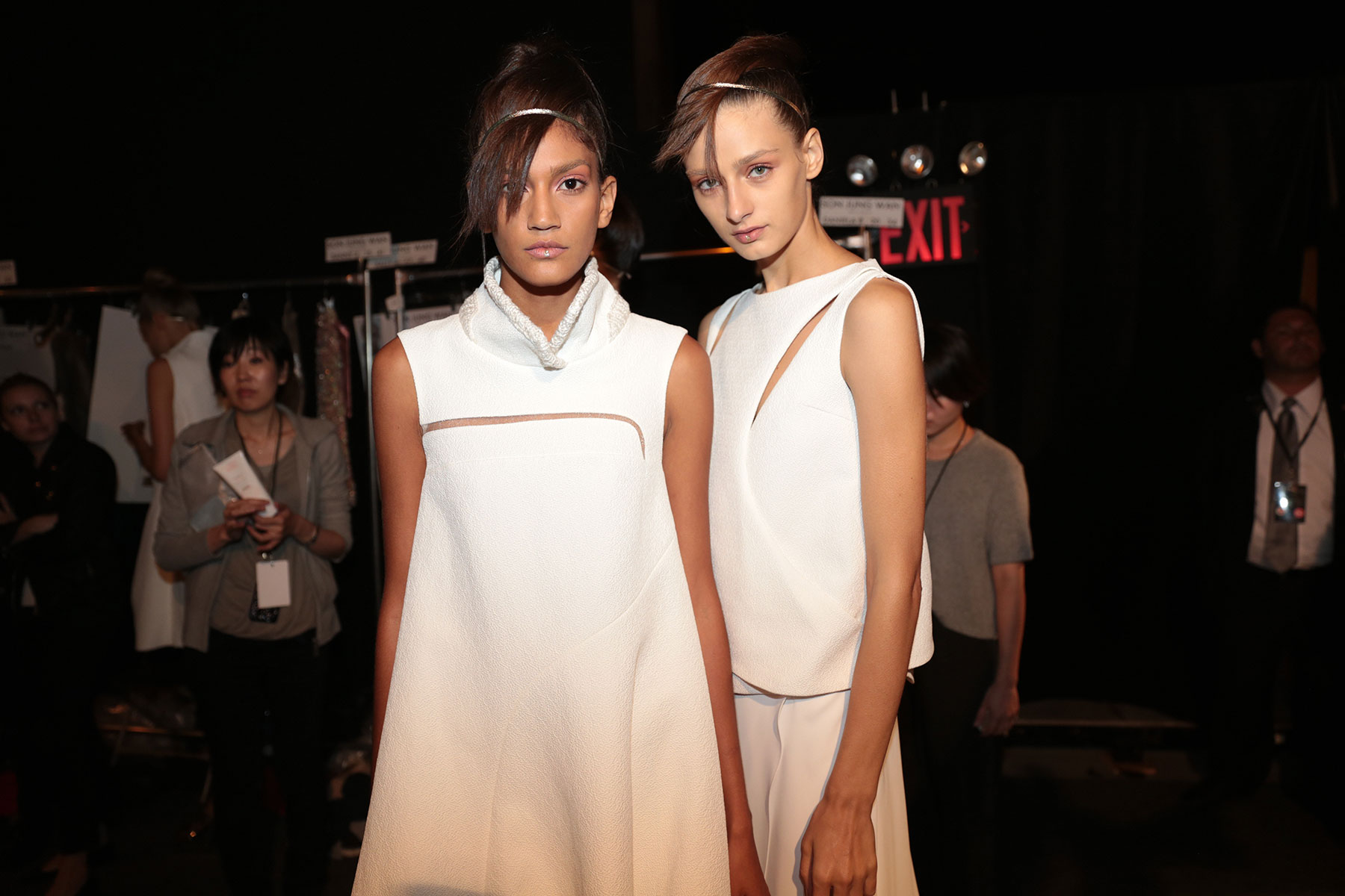 BACKSTAGE AT SON JUNG WAN S/S 2016 #NYFW