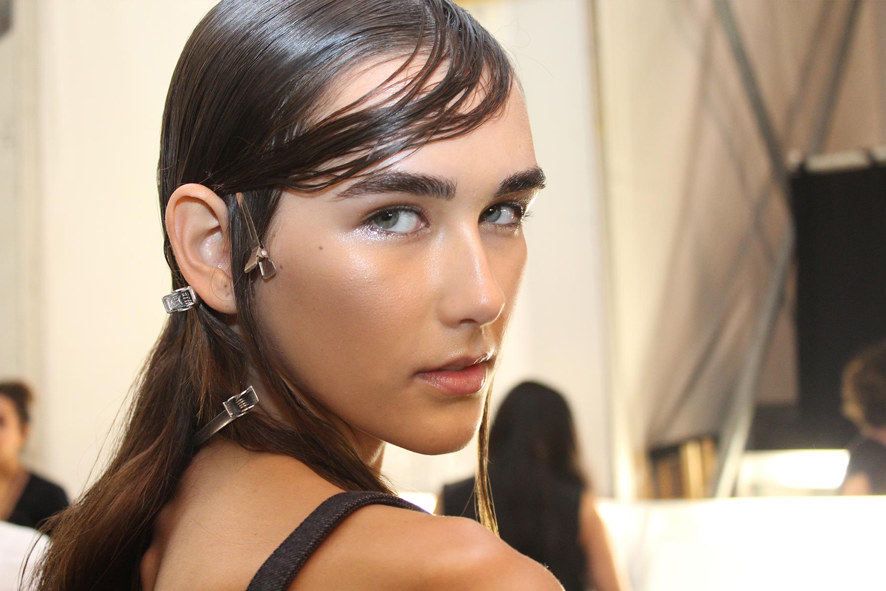 Behind scenes at VIVIENNE TAM S/S 2015 Mercedes Benz Fashion Week